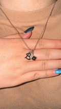 "B" and Dice Necklace
