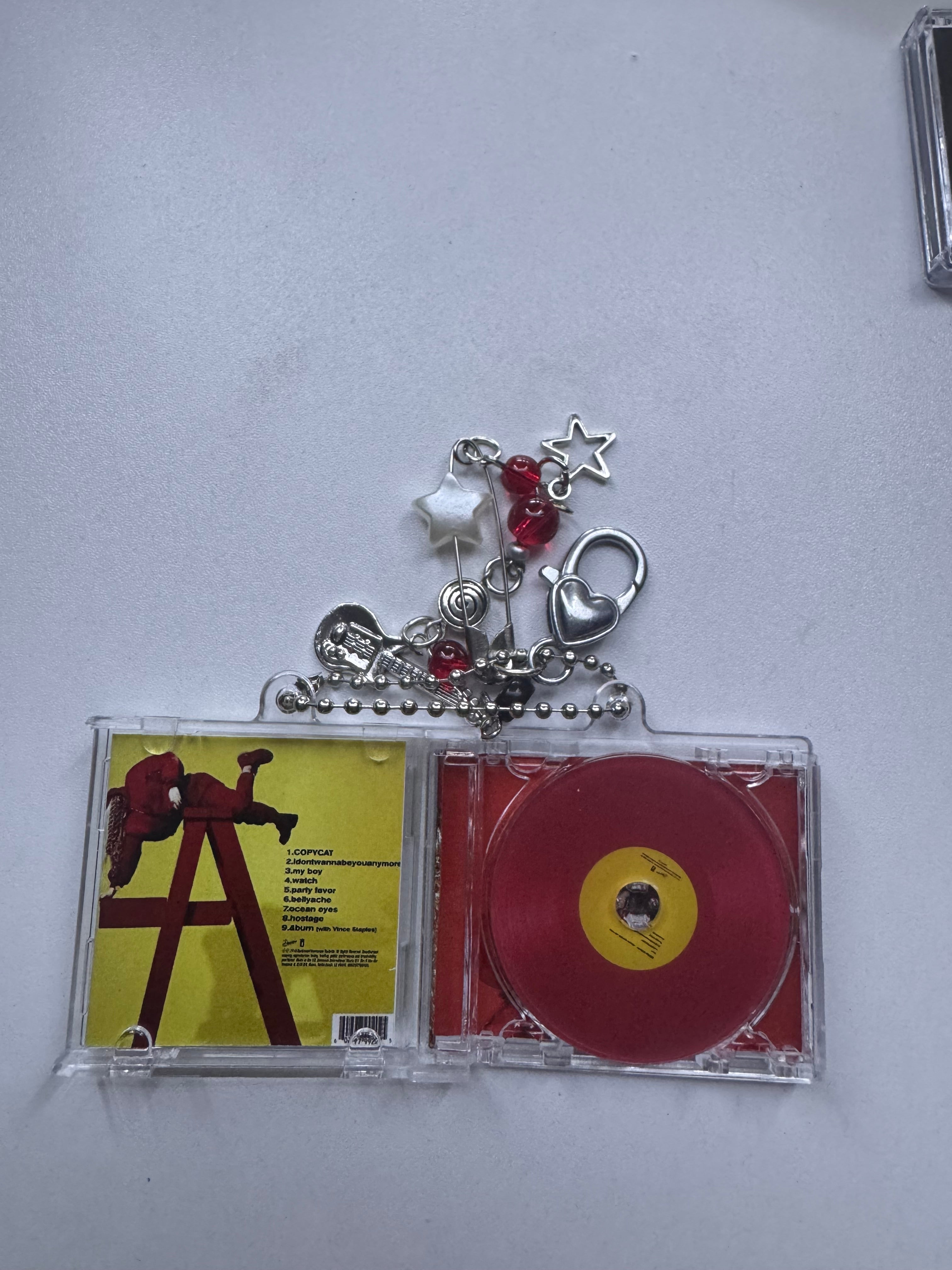 Don't Smile At Me NFC Keychain/with charms