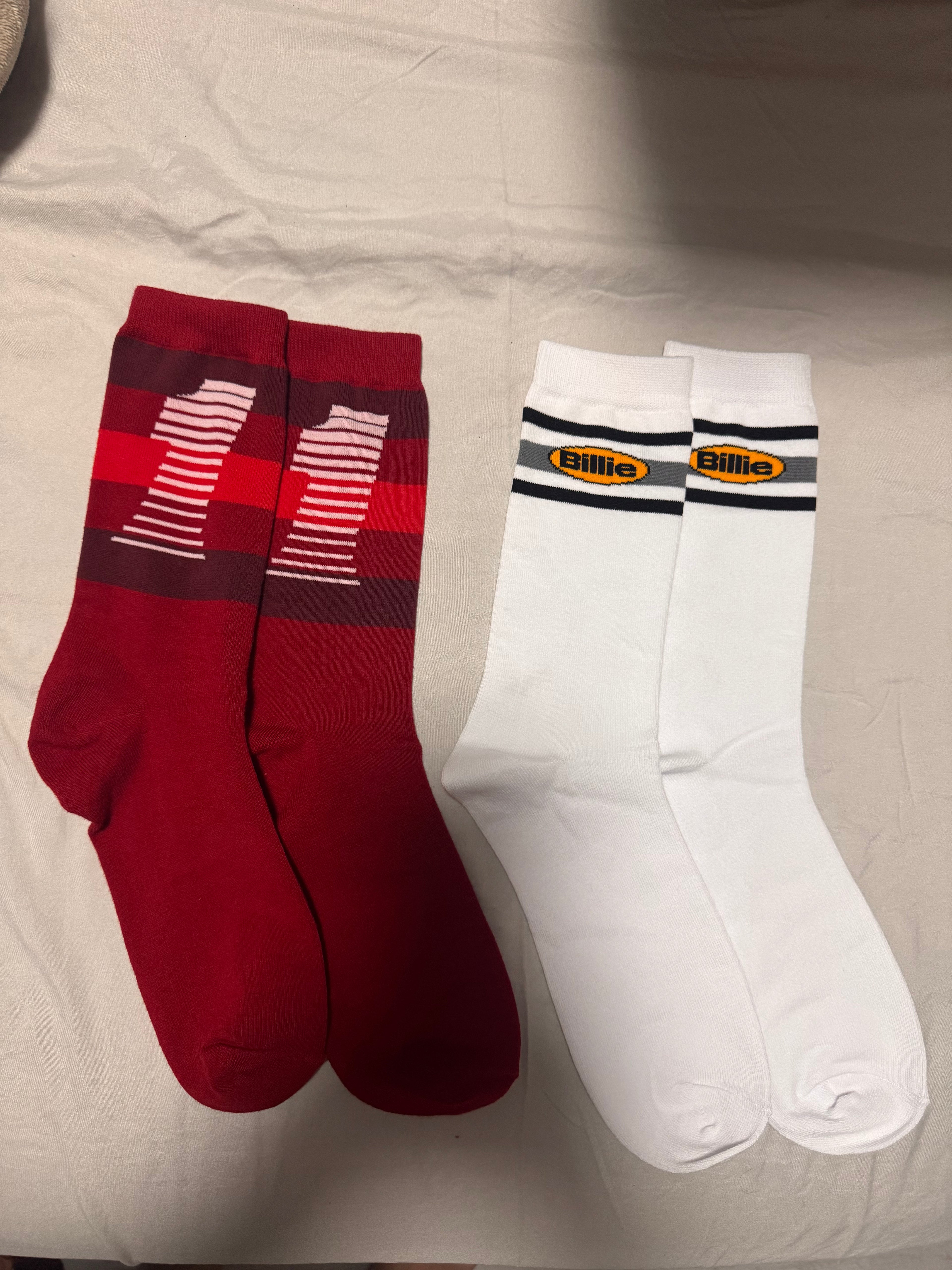 Billie Sock/ White pair