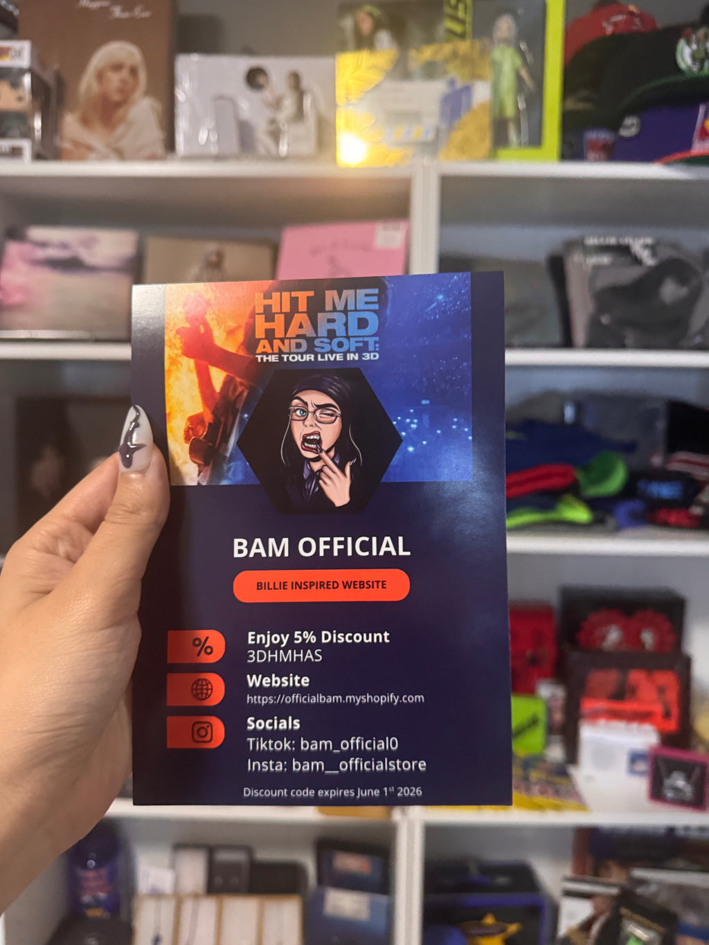 Hit Me Hard and Soft: Live in 3D Goodie Bag